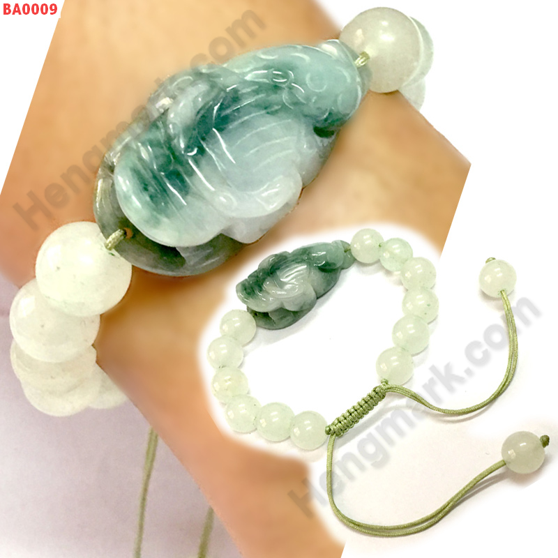 BA0009 สร้อยข้อมือหยก คางคกสวรรค์ ราคา 499 บาท http://www.hengmark.com/view_product/BA0009.htm