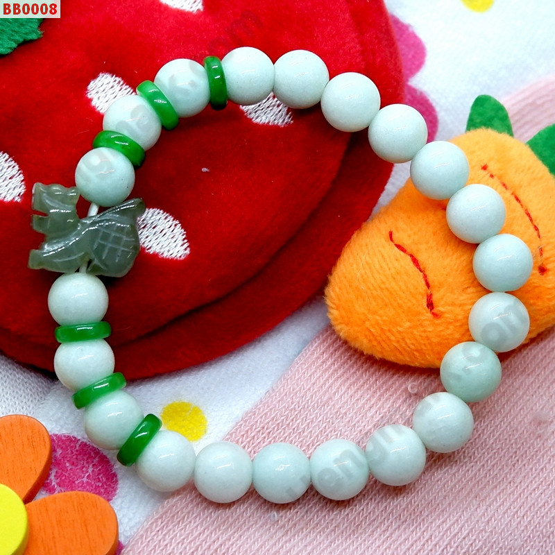 BB0008 สร้อยข้อมือเชือกกิเลนหยก สีเขียว ราคา 279 บาท http://www.hengmark.com/view_product/BB0008.htm