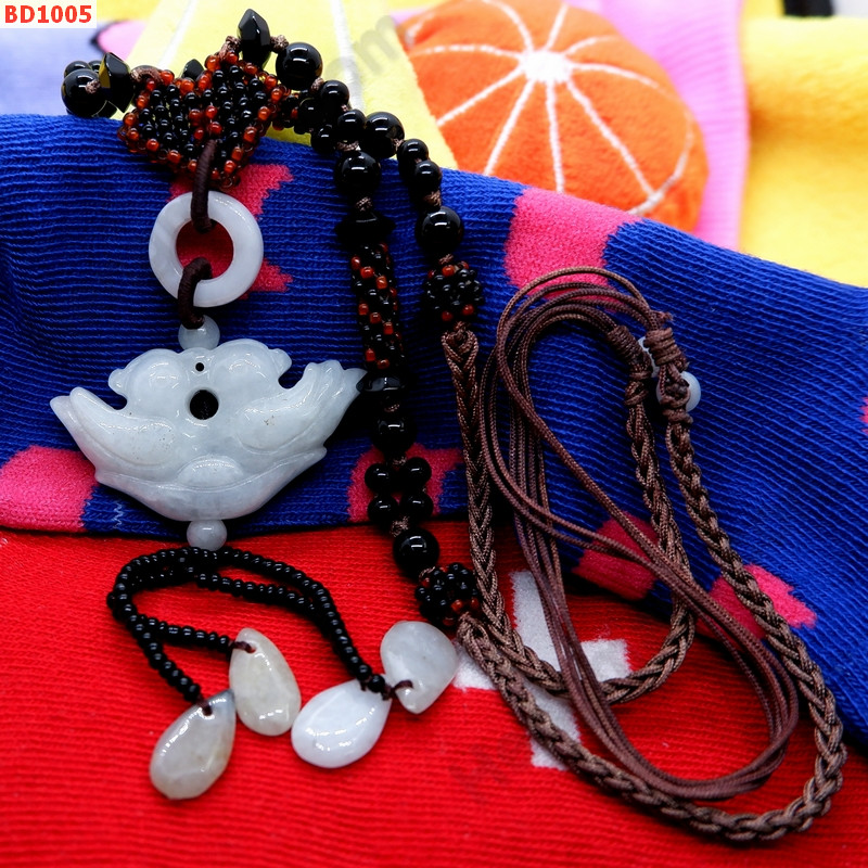 BD1005 สร้อยคอเป็ดแมนดารินหยกคู่ ราคา 399 บาท http://www.hengmark.com/view_product/BD1005.htm