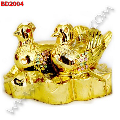 BD2004 เป็ดแมนดาริน เรซิ่นเคลือบทอง ราคา 299 บาท http://www.hengmark.com/view_product/BD2004.htm