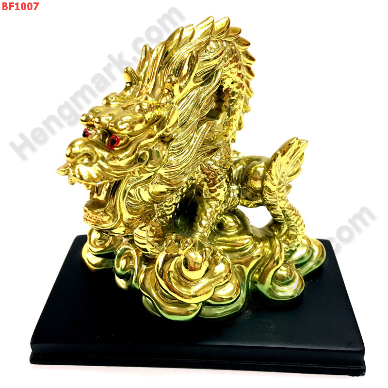 BF1007 มังกรม้วนหาง เรซิ่นเคลือบทอง 24 K ราคา 499 บาท http://www.hengmark.com/view_product/BF1007.htm