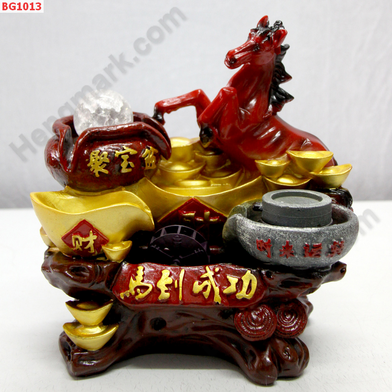 BG1013 ม้า น้ำพุ ลูกแก้วหมุน ราคา 1699 บาท http://www.hengmark.com/view_product/BG1013.htm