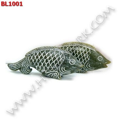 BL1001 ปลาหินแกะสลัก ราคาเป็นคู่ ราคา 1598 บาท http://www.hengmark.com/view_product/BL1001.htm