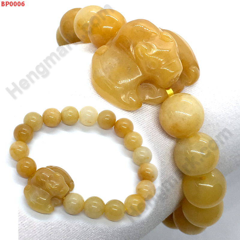 BP0006 สร้อยข้อมือค้างคาวหยกเหลือง(หยกน้ำผึ้ง) ราคา 479 บาท http://www.hengmark.com/view_product/BP0006.htm