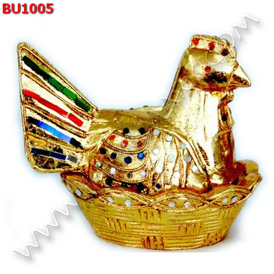 BU1005 ไก่ฟักไข่ ไม้เคลือบทอง ราคา 759 บาท http://www.hengmark.com/view_product/BU1005.htm