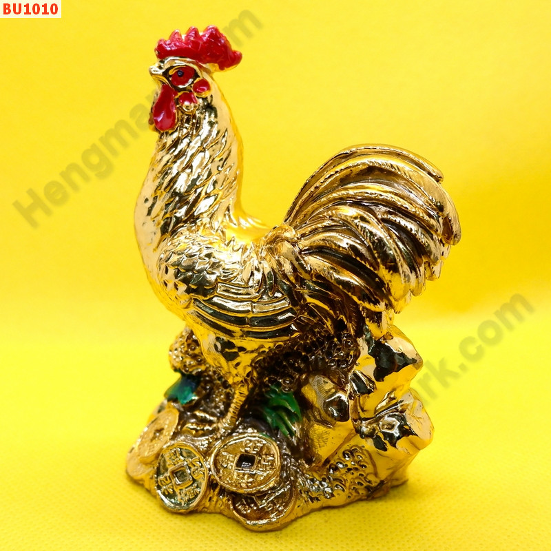 BU1010 ไก่เรซิ่นเคลือบทอง ราคา 249 บาท http://www.hengmark.com/view_product/BU1010.htm