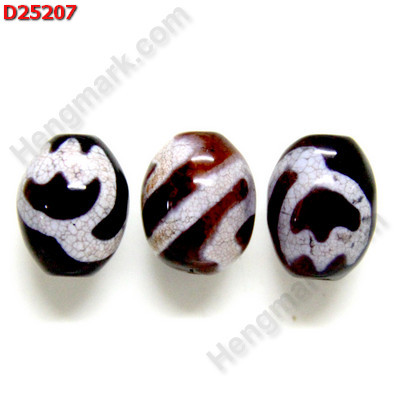 D25207 หินDZI ลายดอกบัว ราคา 250 บาท http://www.hengmark.com/view_product/D25207.htm