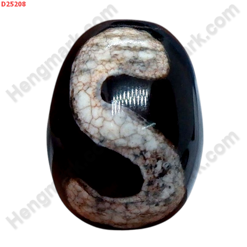 D25208 หินDZI ลายตะขอ ราคา 250 บาท http://www.hengmark.com/view_product/D25208.htm