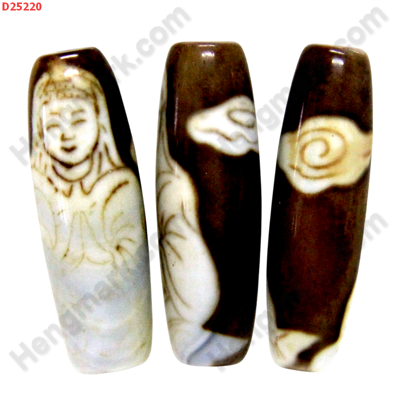 D25220 หิน DZI ลายกวนอิม ราคา 250 บาท http://www.hengmark.com/view_product/D25220.htm