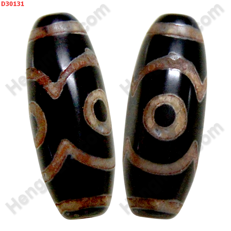 D30131 หินDZI ลาย 3 ตา เขี้ยวเสือ ราคา 300 บาท http://www.hengmark.com/view_product/D30131.htm