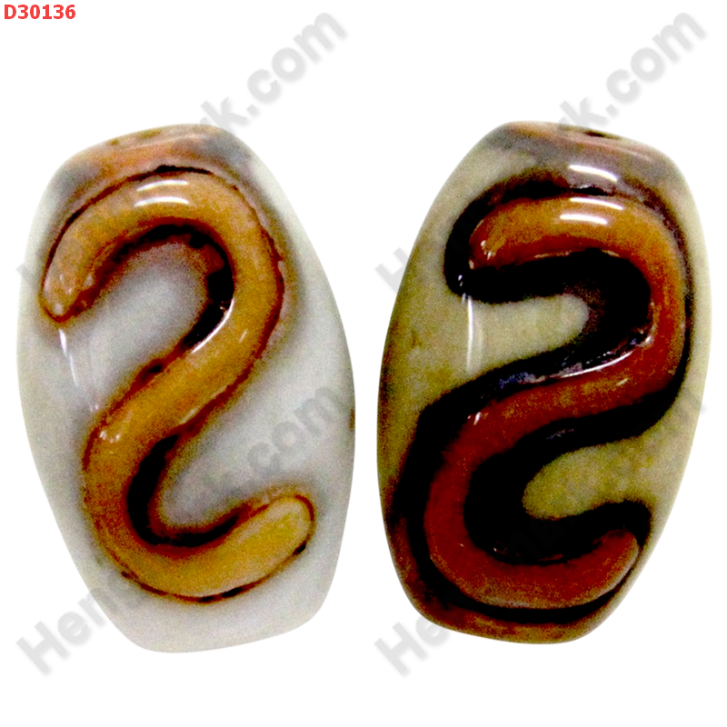 D30136 หินDZI ลายตะขอ ราคา 300 บาท http://www.hengmark.com/view_product/D30136.htm