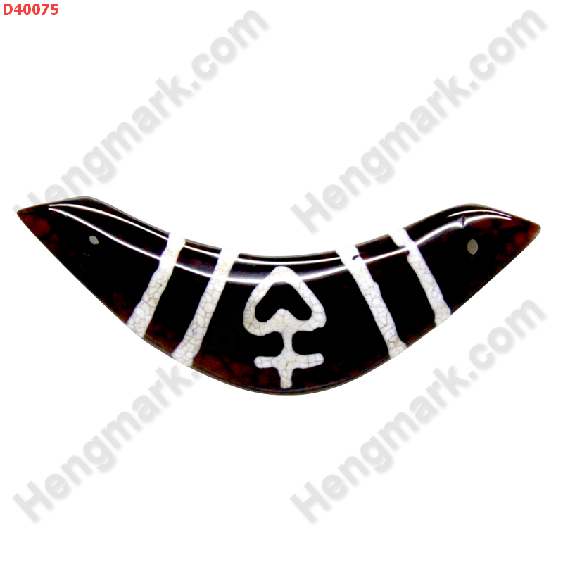 D40075 หิน DZI รูปบูมเมอแรง ลายแก้ววิเศษ ราคา 400 บาท http://www.hengmark.com/view_product/D40075.htm
