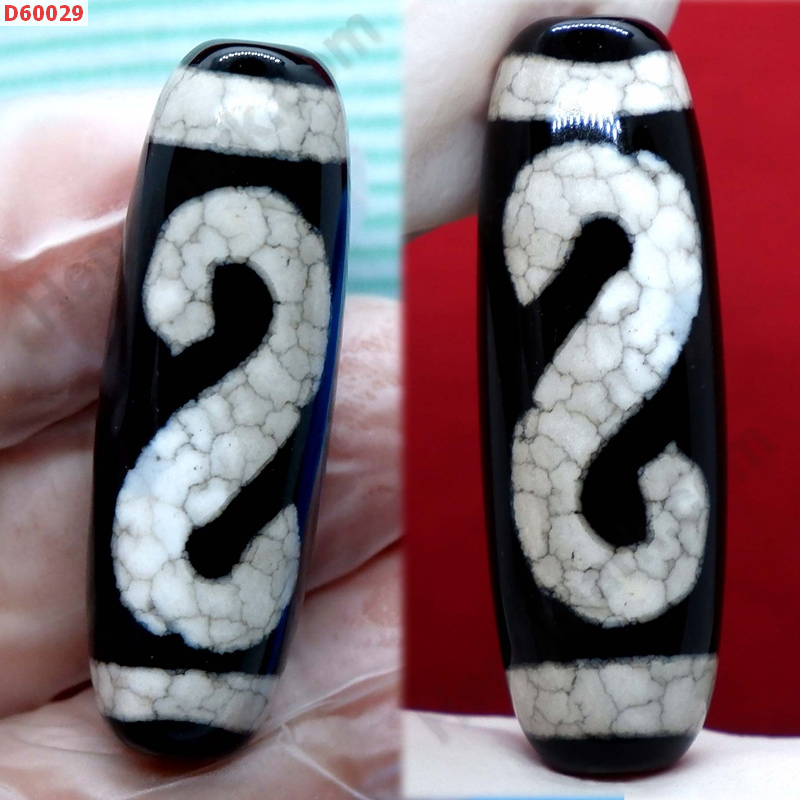 D60029 หิน DZI ลายตะขอ ราคา 600 บาท http://www.hengmark.com/view_product/D60029.htm
