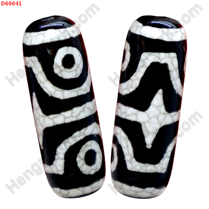 D60041 หินDZI ลาย 4 ตา เขี้ยวเสือ ราคา 600 บาท http://www.hengmark.com/view_product/D60041.htm