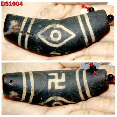 DS1004 หินDZI ลายตามังกร สวัสดิกะ ราคา 1000 บาท http://www.hengmark.com/view_product/DS1004.htm