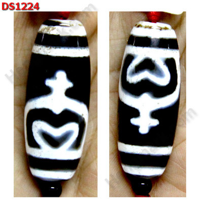 DS1224 หิน DZI ลายแก้ววิเศษ ราคา 1200 บาท http://www.hengmark.com/view_product/DS1224.htm