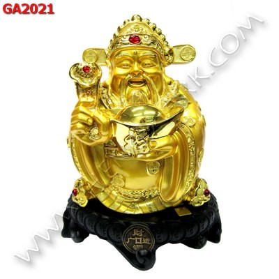 GA2021 ไฉ่ซิงเอี๊ย ถือก้อนทองและหยู่อี่ ราคา 4500 บาท http://www.hengmark.com/view_product/GA2021.htm
