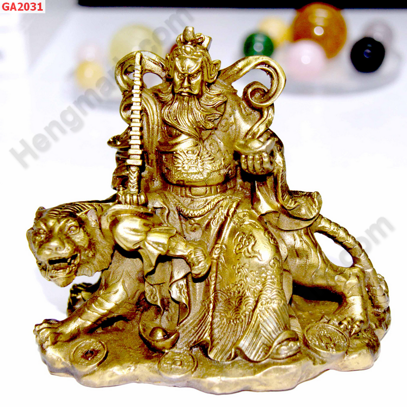 GA2031 ไฉ่ซิงเอี๊ยทองเหลิอง นั่งบนหลังเสือ ราคา 2599 บาท http://www.hengmark.com/view_product/GA2031.htm