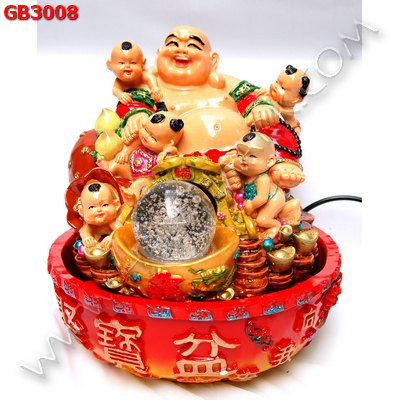 GB3008 พระสังกัจจายน์ กับเด็ก 5 คน น้ำพุ ราคา 1699 บาท http://www.hengmark.com/view_product/GB3008.htm