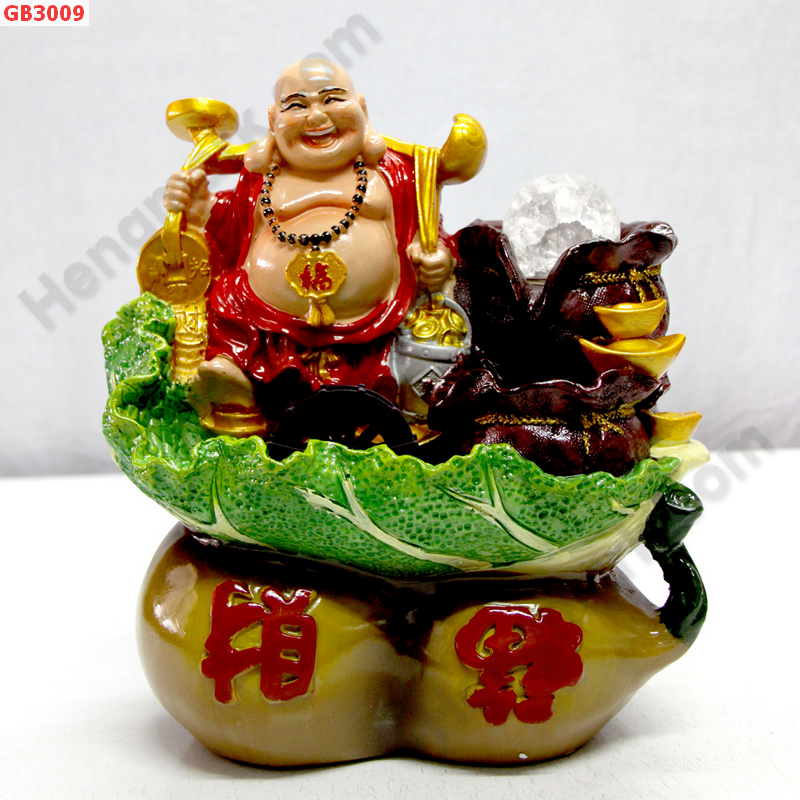 GB3009 พระสังกัจจายน์ น้ำพุ ลูกแก้วหมุน ราคา 1699 บาท http://www.hengmark.com/view_product/GB3009.htm