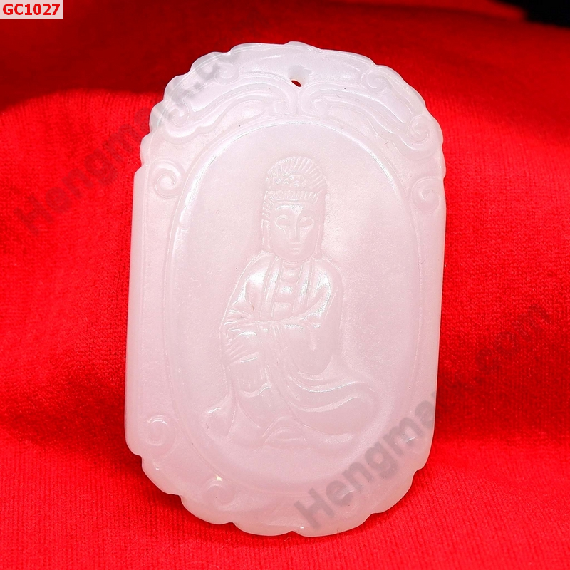 GC1027 จี้หยกขาวรูปเจ้าแม่กวนอิม ราคา 299 บาท http://www.hengmark.com/view_product/GC1027.htm