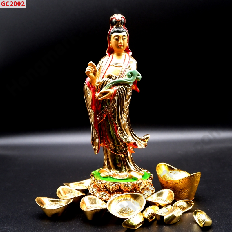 GC2002 เจ้าแม่กวนอิม เรซิ่นเคลือบทอง ราคา 999 บาท http://www.hengmark.com/view_product/GC2002.htm