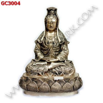 GC3004 เจ้าแม่กวนอิมทองเหลืองขัดเงิน  ราคา 3900 บาท http://www.hengmark.com/view_product/GC3004.htm