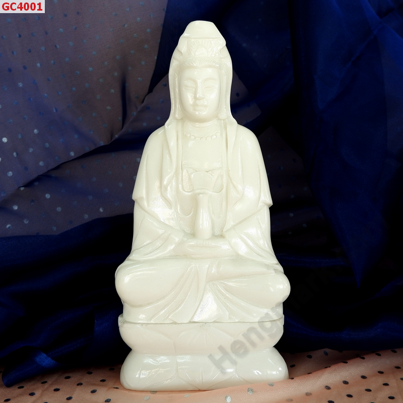 GC4001 เจ้าแม่กวนอิม หินขาว ราคา 3900 บาท http://www.hengmark.com/view_product/GC4001.htm
