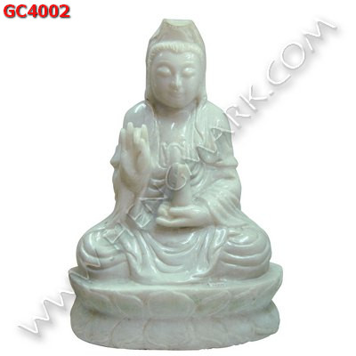 GC4002 เจ้าแม่กวนอิม หยกขาว ราคา 14900 บาท http://www.hengmark.com/view_product/GC4002.htm