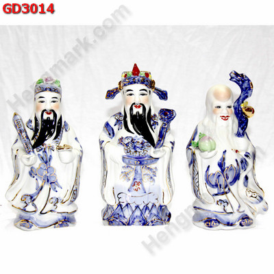 GD3014 ฮกลกซิ่ว เซรามิค เสื้อน้ำเงิน ราคา 1899 บาท http://www.hengmark.com/view_product/GD3014.htm