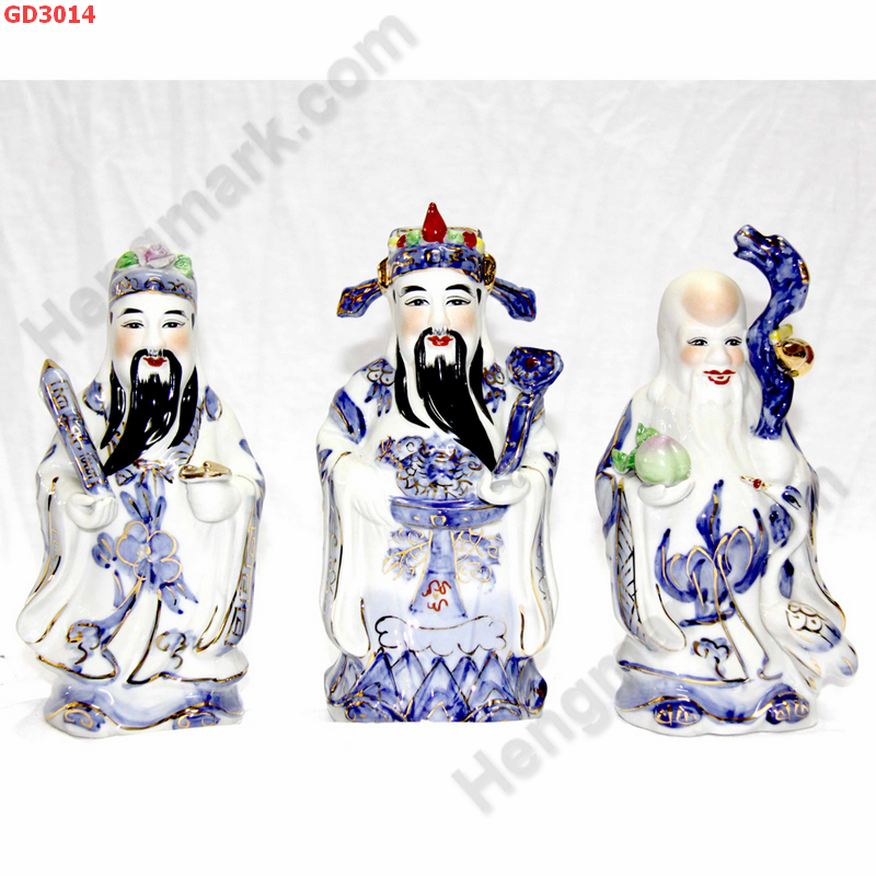 GD3014 ฮกลกซิ่ว เซรามิค เสื้อน้ำเงิน ราคา 1899 บาท http://www.hengmark.com/view_product/GD3014.htm