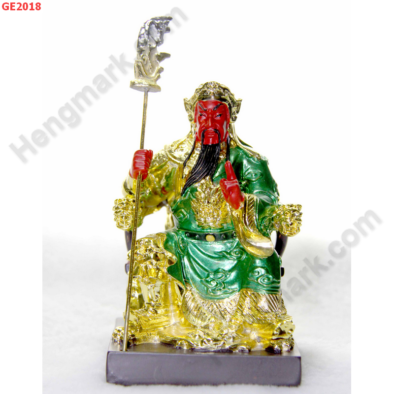 GE2018 เทพเจ้ากวนอู เรซิ่นชุบทอง ราคา 399 บาท http://www.hengmark.com/view_product/GE2018.htm