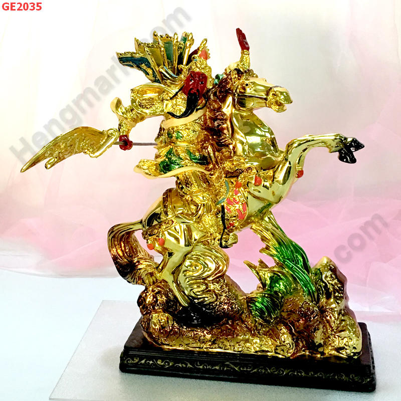 GE2035 เทพกวนอูขี่ม้า 5ธง เคลือบทอง24K ราคา 3600 บาท http://www.hengmark.com/view_product/GE2035.htm GE2035 เทพกวนอูขี่ม้า 5ธง เคลือบทอง24K ราคา 3600 บาท http://www.hengmark.com/view_product/GE2035.htm