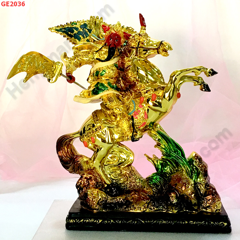 GE2036 เทพกวนอูขี่ม้า 5ธง เคลือบทอง24K ราคา 3600 บาท http://www.hengmark.com/view_product/GE2036.htm GE2036 เทพกวนอูขี่ม้า 5ธง เคลือบทอง24K ราคา 3600 บาท http://www.hengmark.com/view_product/GE2036.htm