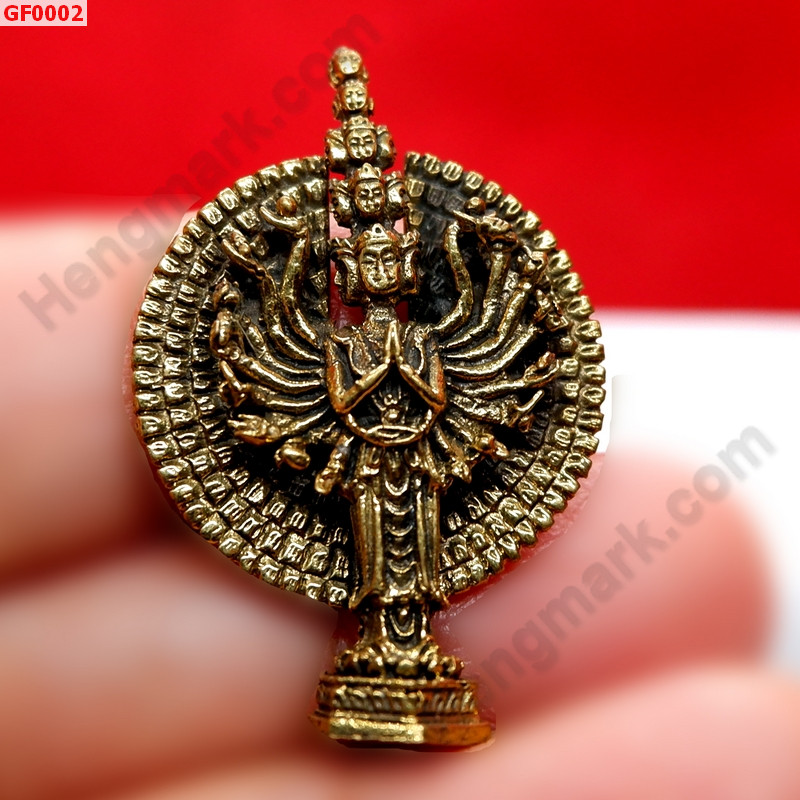 GF0002 พระโพธิสัตว์พันหน้าทองเหลือง ราคา 199 บาท http://www.hengmark.com/view_product/GF0002.htm