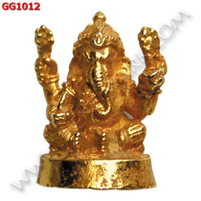 GG1012 พระพิฆเนศทองเหลืองชุบทอง  ราคา 199 บาท http://www.hengmark.com/view_product/GG1012.htm