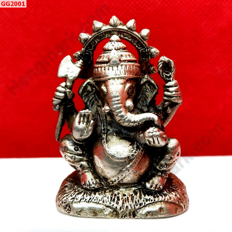 GG2001 พระพิฆเนศทองเหลืองขัดเงิน  ราคา 599 บาท http://www.hengmark.com/view_product/GG2001.htm