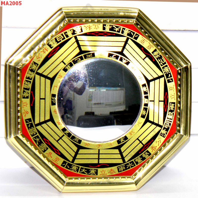 MA2005 กระจกนูน ยันต์ 8 ทิศ กรอบทอง ราคา 329 บาท http://www.hengmark.com/view_product/MA2005.htm
