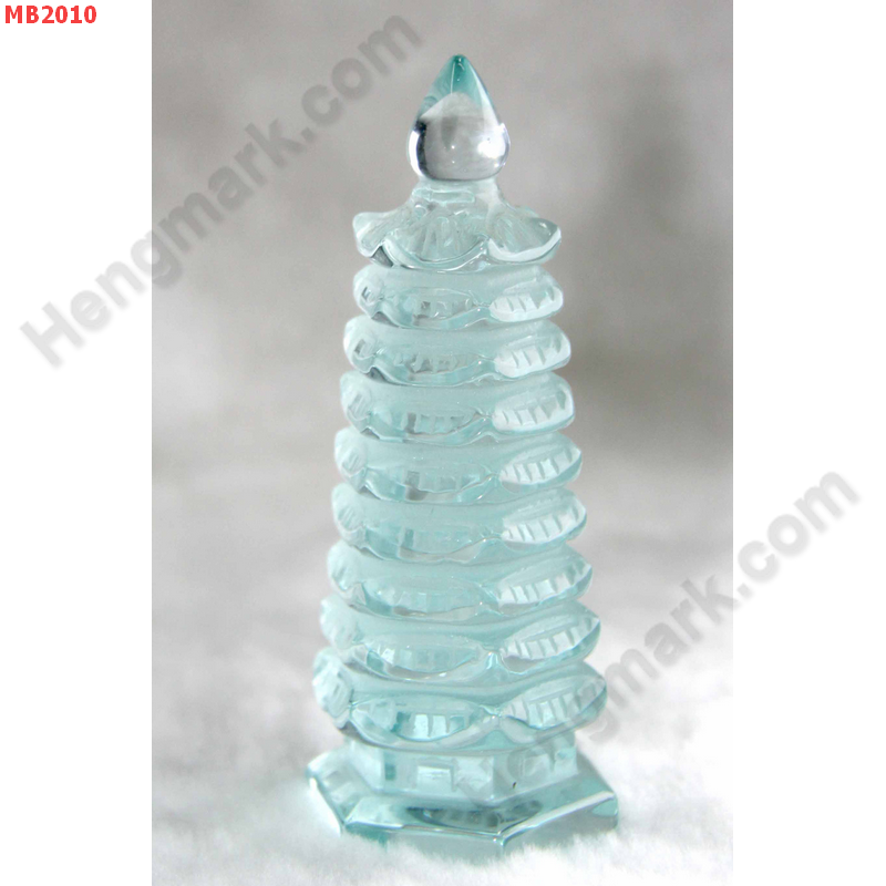 MB2010 เจดีย์เก้าชั้น คริสตัลเขียว ราคา 1500 บาท http://www.hengmark.com/view_product/MB2010.htm