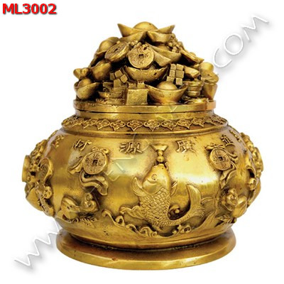 ML3002 โถมั่งคั่งทองเหลืองใหญ่ ราคา 2900 บาท http://www.hengmark.com/view_product/ML3002.htm