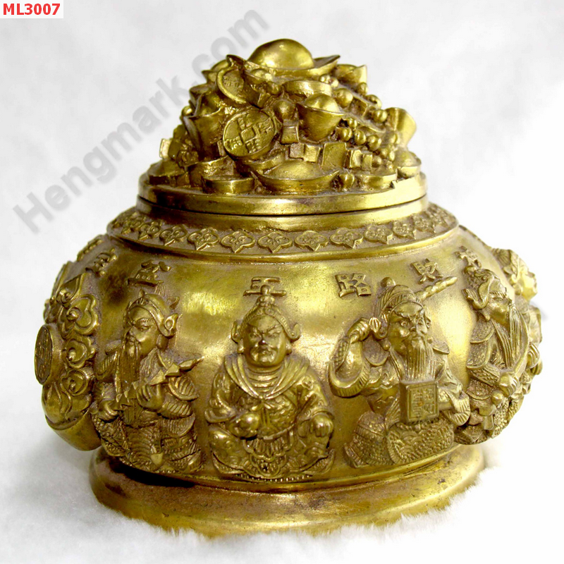 ML3007 โถมั่งคั่งทองเหลือง ชุดใหญ่ ราคา 4500 บาท http://www.hengmark.com/view_product/ML3007.htm