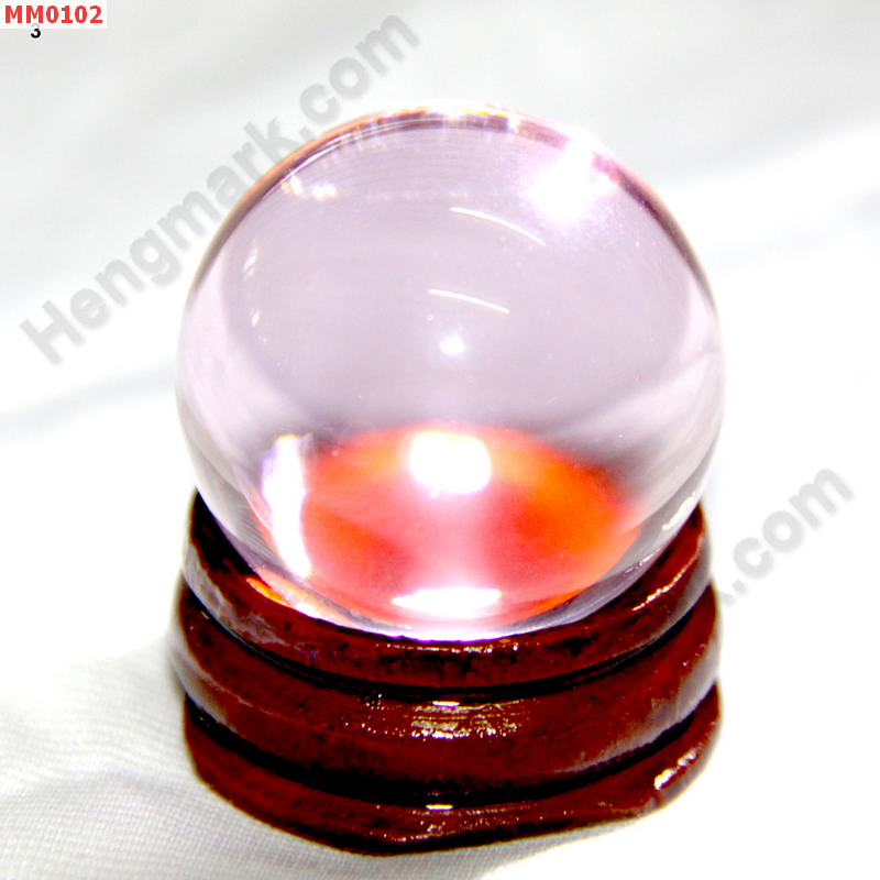 MM0102 ลูกแก้วใสสีชมพู (30mm)(W) ราคา 125 บาท http://www.hengmark.com/view_product/MM0102.htm