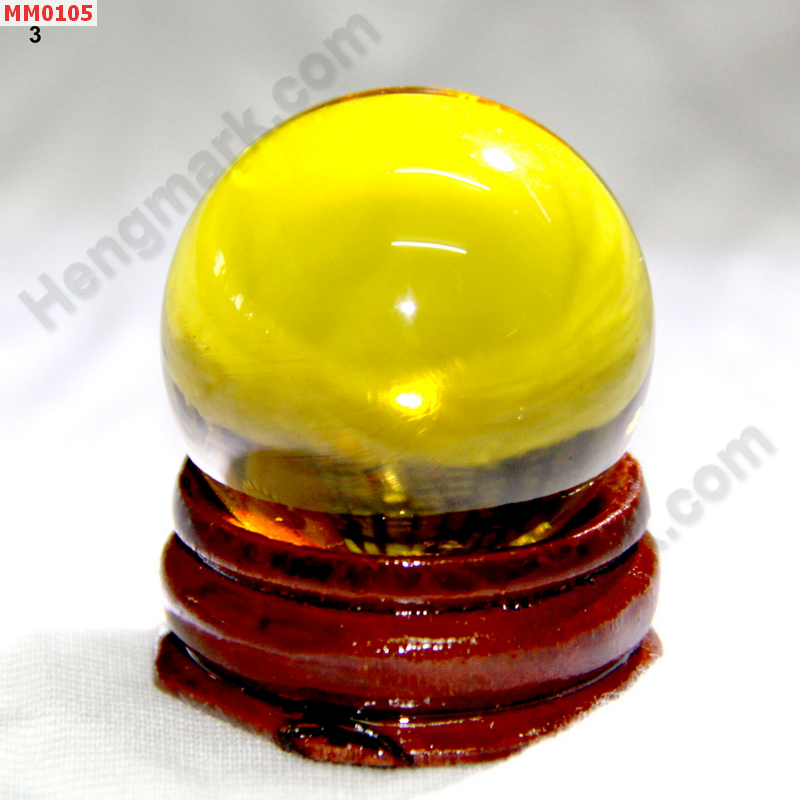 MM0105 ลูกแก้วใสสีเหลือง (30mm)(W) ราคา 125 บาท http://www.hengmark.com/view_product/MM0105.htm