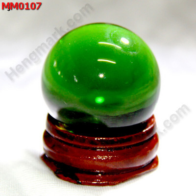 MM0107 ลูกแก้วใสสีเขียว (30mm)(W) ราคา 125 บาท http://www.hengmark.com/view_product/MM0107.htm