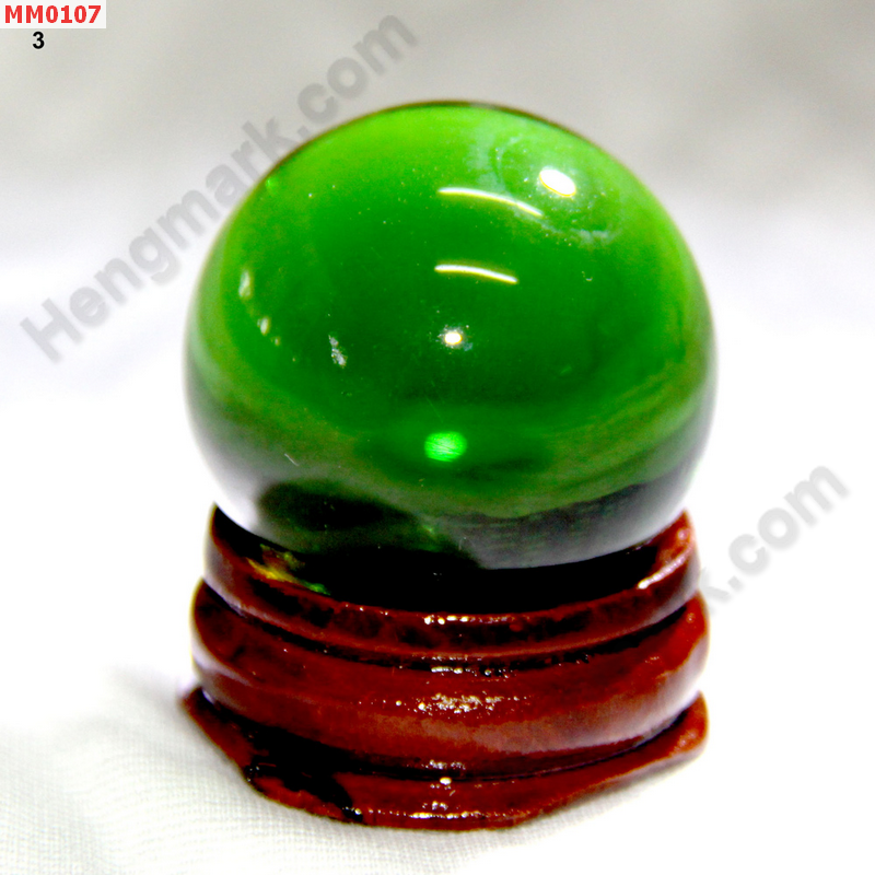 MM0107 ลูกแก้วใสสีเขียว (30mm)(W) ราคา 125 บาท http://www.hengmark.com/view_product/MM0107.htm