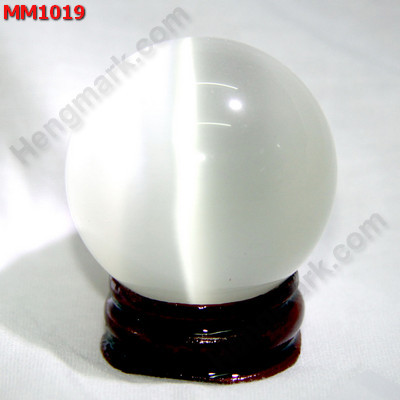 MM1019 ลูกแก้วตาแมว สีขาว (40mm) ราคา 150 บาท http://www.hengmark.com/view_product/MM1019.htm