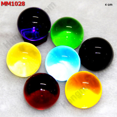 MM1028 ลูกแก้วใส สีต่างๆ (40mm)(W) ราคา 225 บาท http://www.hengmark.com/view_product/MM1028.htm