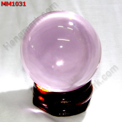 MM1031 ลูกแก้วใสสีชมพู (40mm)(W) ราคา 200 บาท http://www.hengmark.com/view_product/MM1031.htm