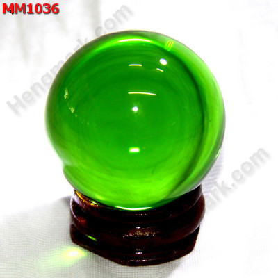 MM1036 ลูกแก้วใสสีเขียว (40mm)(W) ราคา 200 บาท http://www.hengmark.com/view_product/MM1036.htm