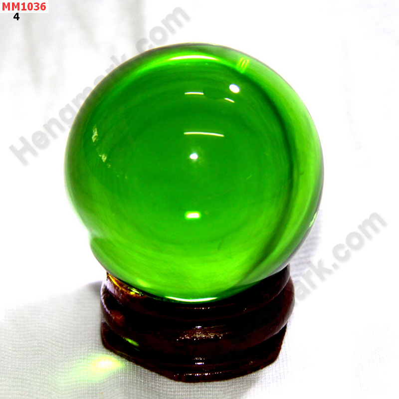 MM1036 ลูกแก้วใสสีเขียว (40mm)(W) ราคา 200 บาท http://www.hengmark.com/view_product/MM1036.htm